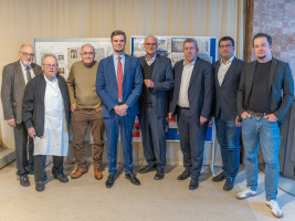 SPD AG 60plus Hof Jubiläum: Gruppenfoto aller Rednerinnen und Redner (nicht ganz vollständig, da die Frauen fehlen)