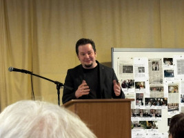 SPD AG 60plus Hof Jubiläum: Der Hofer SPD-Stadtverbandsvorsitzende Andreas Jahn mit einem abschließenden Grußwort ...