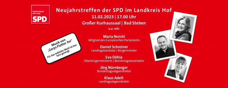 Neujahrstreffen, SPD-Landkreis Hof, in Bad Steben