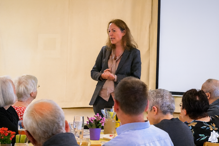 Eva Döhla besucht die SPD AG 60plus Hof am 25.20.2025