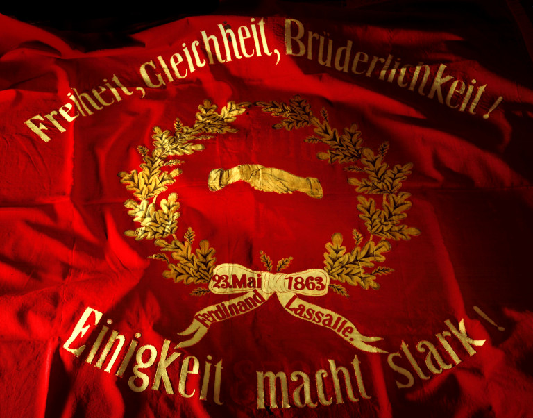 Altes SPD-Banner
